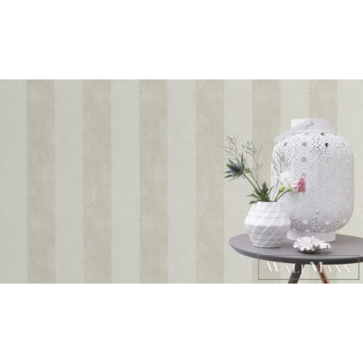 Rasch TIMEOUT Tapetenwechsel 2024 608946 krémszínű Klasszikus csíkos tapéta