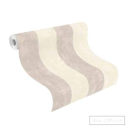 Rasch TIMEOUT Tapetenwechsel 2024 608960 bézs Klasszikus csíkos tapéta