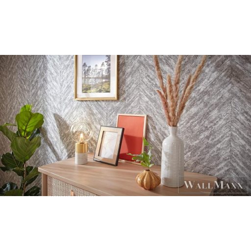 RASCH LINARES 2023 617528 MODERN TAPÉTA SZÜRKE