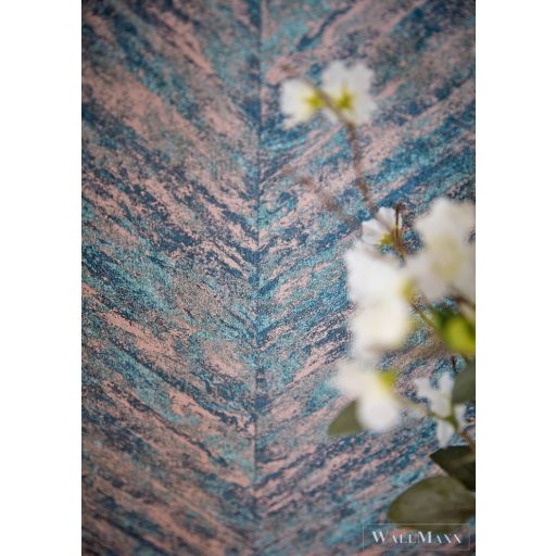 RASCH LINARES 2023 617542 MODERN TAPÉTA TÜRKIZ