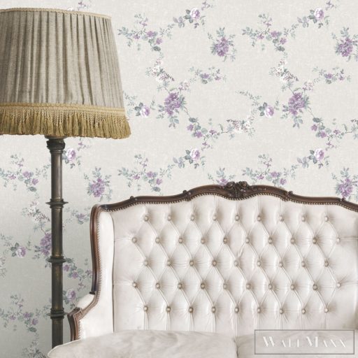 ICH Aromas 620-1 bézs virág mintás klasszikus tapéta