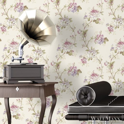 ICH Aromas 622-1 bézs virág mintás klasszikus tapéta