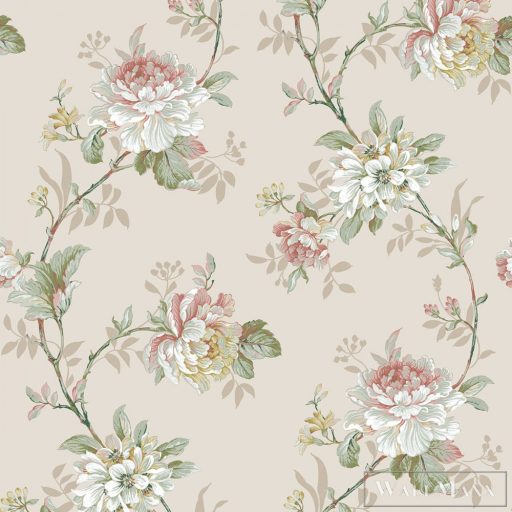 ICH Aromas 622-2 bézs virág mintás klasszikus tapéta