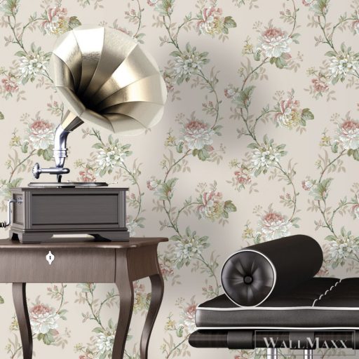 ICH Aromas 622-2 bézs virág mintás klasszikus tapéta