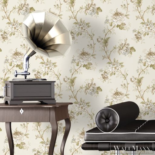 ICH Aromas 622-4 bézs virág mintás klasszikus tapéta