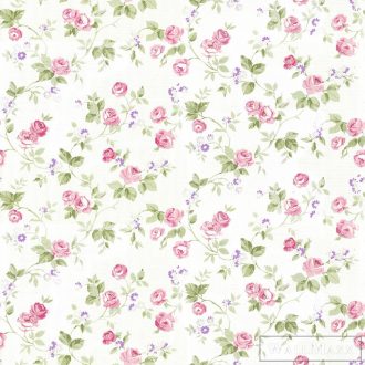   ICH Aromas 623-1 fehér kis virág mintás klasszikus tapéta