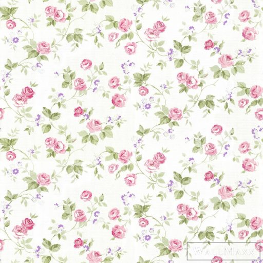 ICH Aromas 623-1 fehér kis virág mintás klasszikus tapéta