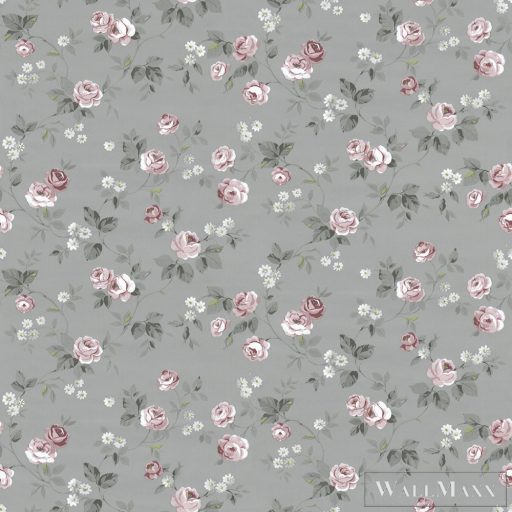 ICH Aromas 623-3 bézs kis virág mintás klasszikus tapéta