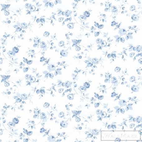 ICH Aromas 623-4 kék kis virág mintás klasszikus tapéta