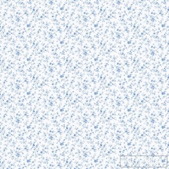 ICH Aromas 625-1 kék kis virág mintás klasszikus tapéta