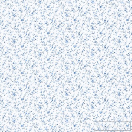 ICH Aromas 625-1 kék kis virág mintás klasszikus tapéta