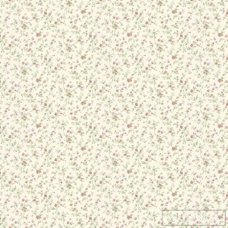   ICH Aromas 625-2 rózsaszín kis virág mintás klasszikus tapéta