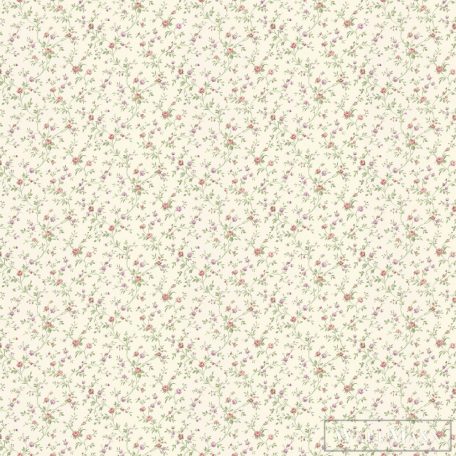 ICH Aromas 625-2 rózsaszín kis virág mintás klasszikus tapéta