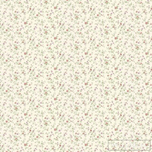 ICH Aromas 625-2 rózsaszín kis virág mintás klasszikus tapéta