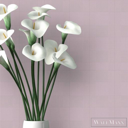 ICH Aromas 627-2 lila Textil mintás Klasszikus vlies tapéta