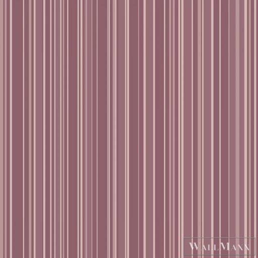 ICH Aromas 628-5 bordó csíkos klasszikus tapéta