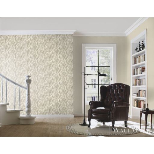 RASCH TAPETENWECHSEL 2021 DESIGN TAPÉTA 633245 Arany bézs