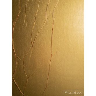   MARBURG Crush Motion 63427 arany ágas-bogas Gyűrött tapéta