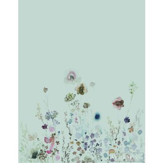   MARBURG Crush Motion 63451 halvány ezüst virág mintás Gyűrött digitális panel