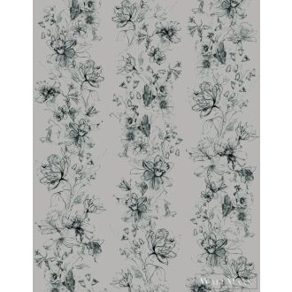   MARBURG Crush Motion 63457 bézs virág mintás Gyűrött digitális panel