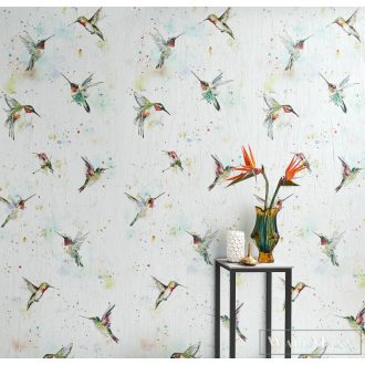   MARBURG Crush Motion 63461 halvány bézs kolibri mintás Gyűrött digitális panel