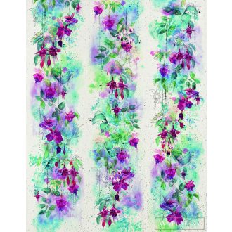   MARBURG Crush Motion 63464 csillogó vörös virág mintás Gyűrött digitális panel