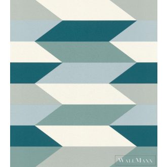 RASCH SANSA 2021 637519 TAPÉTA KÉK Design grafikai