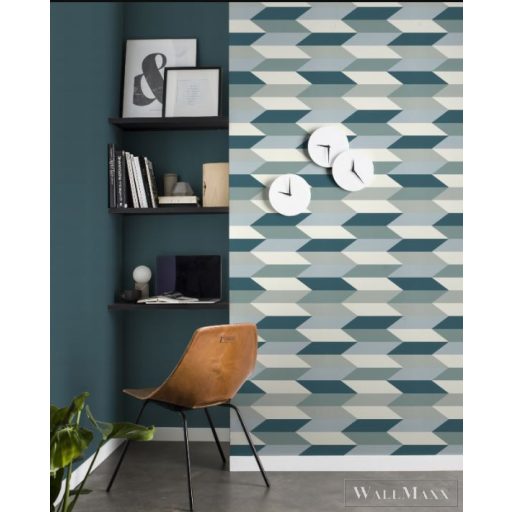 RASCH SANSA 2021 637519 TAPÉTA KÉK Design grafikai