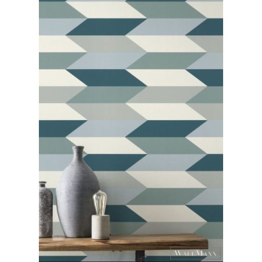 RASCH SANSA 2021 637519 TAPÉTA KÉK Design grafikai