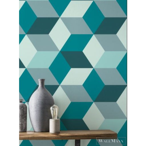 RASCH SANSA 2021 638110 DESIGN TAPÉTA KÉK