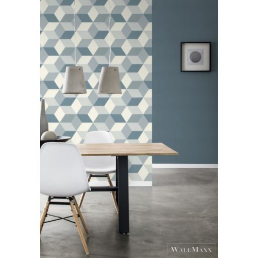 RASCH SANSA 2021 638127 DESIGN TAPÉTA KÉK