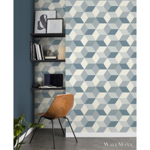 RASCH SANSA 2021 638127 DESIGN TAPÉTA KÉK