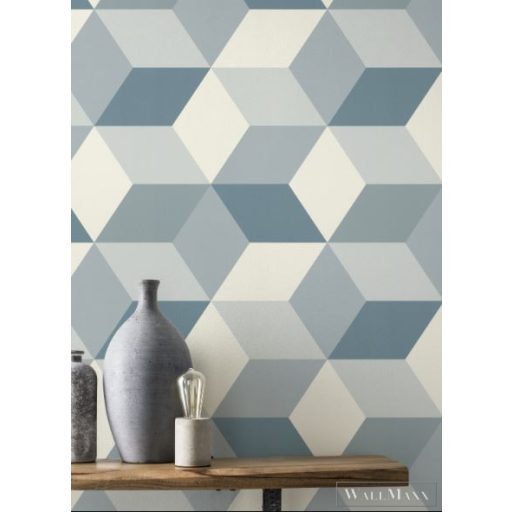 RASCH SANSA 2021 638127 DESIGN TAPÉTA KÉK