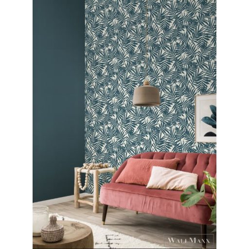 RASCH SANSA 2021 639117 DESIGN TAPÉTA kék