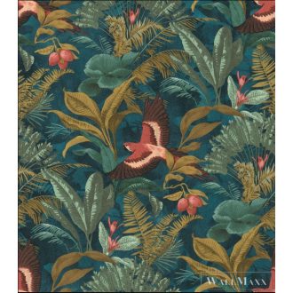 RASCH SANSA 2021 639216 DESIGN TAPÉTA zöld