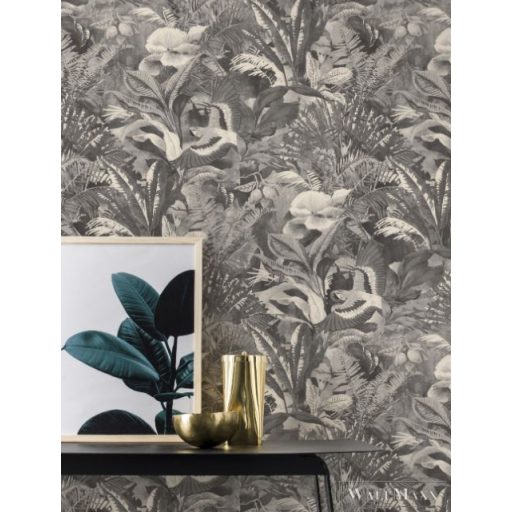 RASCH SANSA 2021 639223 DESIGN TAPÉTA fekete szürke