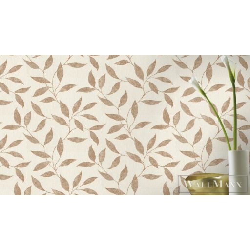 Rasch TIMEOUT Tapetenwechsel 2024 651201 bézs Natúra levél mintás tapéta