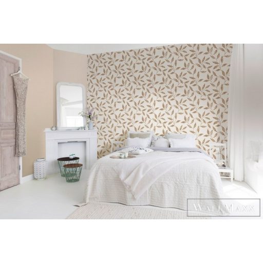 Rasch TIMEOUT Tapetenwechsel 2024 651201 bézs Natúra levél mintás tapéta