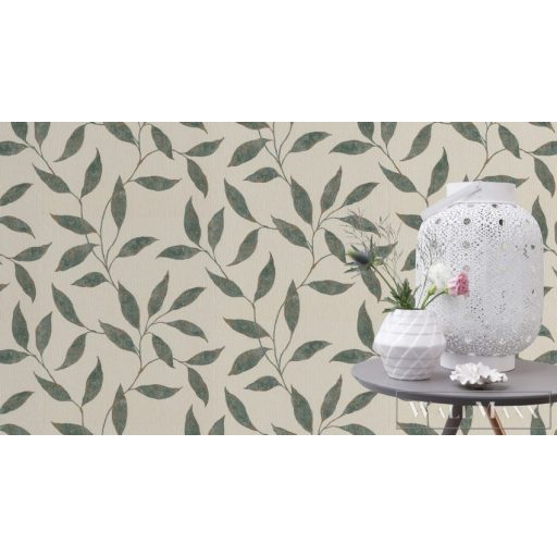 Rasch TIMEOUT Tapetenwechsel 2024 651232 zöld Natúra levél mintás tapéta