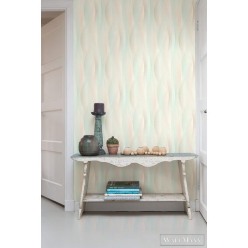 Rasch TIMEOUT Tapetenwechsel 2024 651522 rózsaszín Elegáns hullámos tapéta