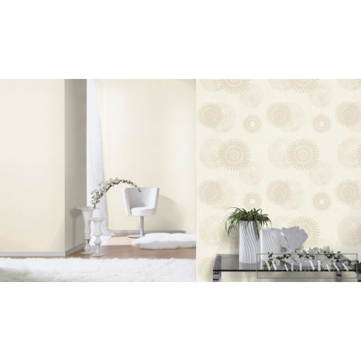 Rasch TIMEOUT Tapetenwechsel 2024 651720 arany Modern nap mintás tapéta