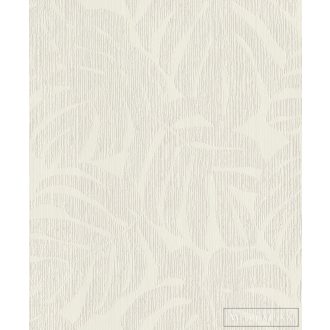   RASCH Welcome Home 653144 krémszínű levél mintás Elegáns tapéta