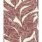 RASCH Welcome Home 653441 bordó levél mintás Elegáns tapéta