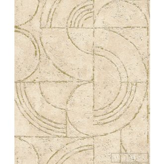  RASCH Welcome Home 653632 bézs geometrikus mintás Elegáns tapéta