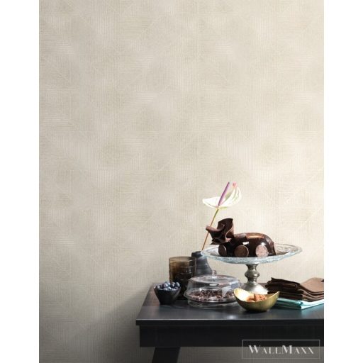 RASCH Welcome Home 653939 krémszínű geometrikus mintás Elegáns tapéta