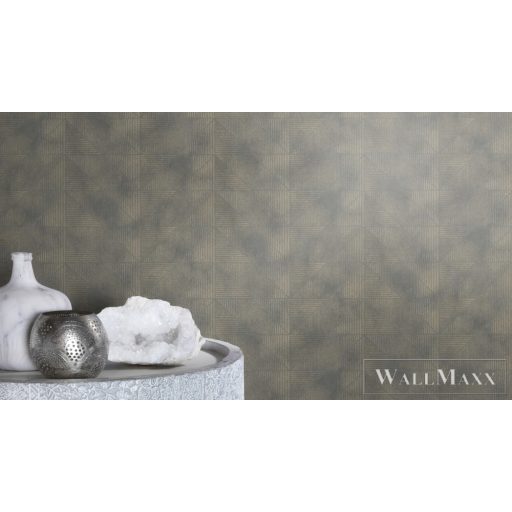 RASCH Welcome Home 653946 ezüst geometrikus mintás Elegáns tapéta