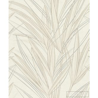   RASCH Welcome Home 654004 bézs levél mintás Elegáns tapéta