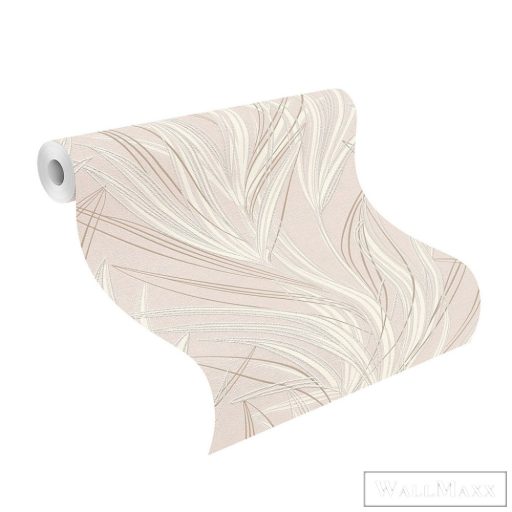 RASCH Welcome Home 654028 bézs levél mintás Elegáns tapéta