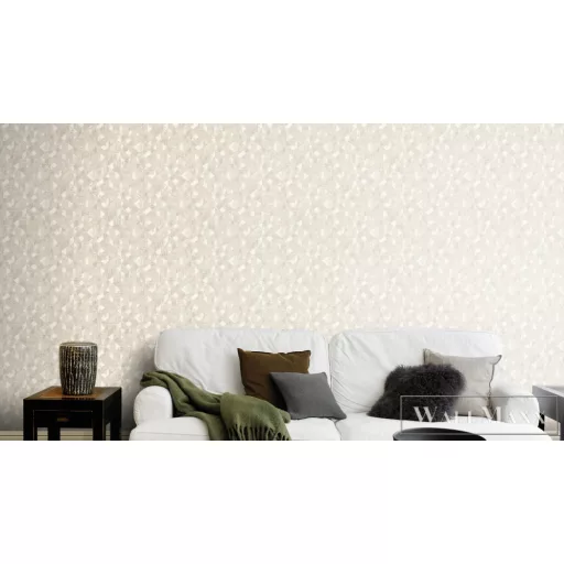 RASCH Welcome Home 654226 bézs Textil mintás Elegáns vlies tapéta