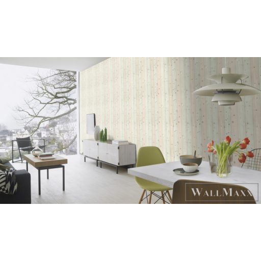 Rasch Bricks & Wood II 664515 bézs Intarzia mintás Fa-hatású vlies tapéta